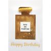 carte anniversaire shaker parfum