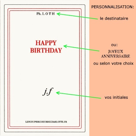 carte d'anniversaire le Roman de l'Année