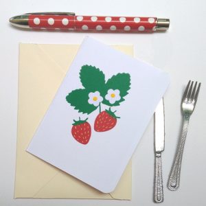 carte pop-up le fraisier