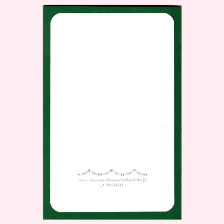carte au papillon bleu