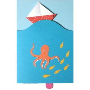 carte octopus bleu