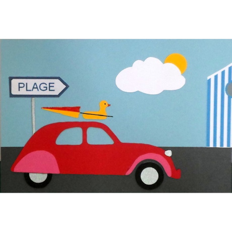 Carte direction la Plage