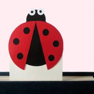 marque page coccinelle