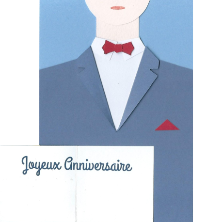 carte postale anniversaire homme